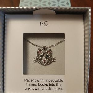 Cat Pendant on 18" Chain